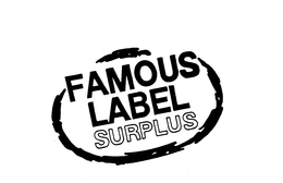 FAMOUS LABEL SURPLUS trademark