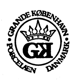 GRANDE KOBENHAVN GK PORCELAEN DANMARK trademark