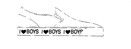 I LOVE BOYS trademark