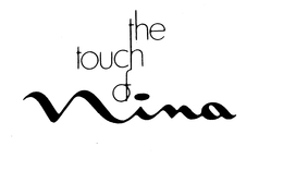 THE TOUCH OF NINA trademark