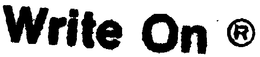 WRITE ON trademark