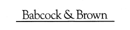 BABCOCK & BROWN trademark