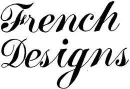 FRENCH DESIGNS trademark
