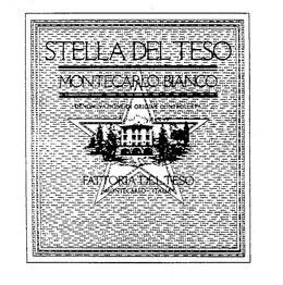 STELLA DEL TESO MONTECARLO BIANCO trademark