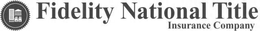 FIDELITY NATIONAL TITLE INSURANCE COMPANY trademark