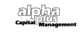 ALPHA PLUS CAPITAL MANAGEMENT trademark