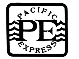PE PACIFIC EXPRESS trademark