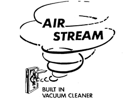 AIR STREAM BUILT IN VACUUM CLEANER trademark