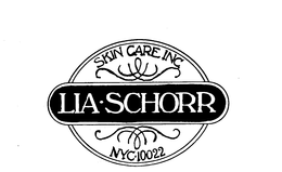 LIA.SCHORR SKIN CARE INC. NYC.10022 trademark
