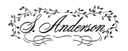 S. ANDERSON trademark