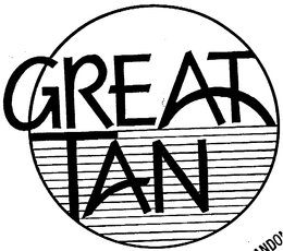 GREAT TAN trademark