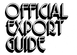 OFFICIAL EXPORT GUIDE trademark