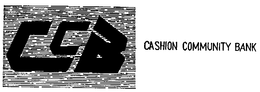 CASHION COMMUNITY BANK trademark