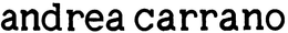 ANDREA CARRANO trademark