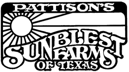 PATTISON'S SUNBLEST FARMS OF TEXAS trademark