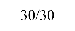 30/30 trademark