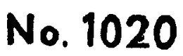 NO. 1020 trademark