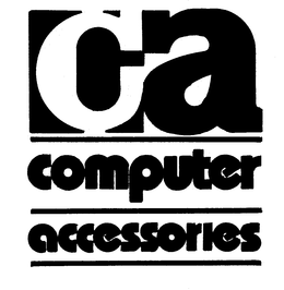 CA COMPUTER ACCESSORIES trademark