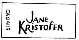 JANE KRISTOFER trademark
