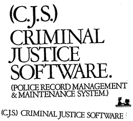 (C.J.S.) CRIMINAL JUSTICE SOFTWARE trademark