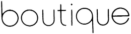 BOUTIQUE trademark