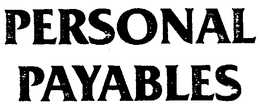 PERSONAL PAYABLES trademark