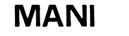 MANI trademark
