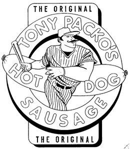 TONY PACKO'S HOT DOG SAUSAGE trademark
