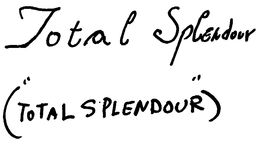 TOTAL SPLENDOUR trademark