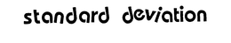STANDARD DEVIATION trademark