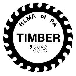HLMA OF PA TIMBER '83 trademark