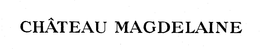 CHATEAU MAGDELAINE trademark
