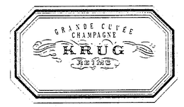 KRUG GRANDE CUVEE CHAMPAGNE REIMS trademark