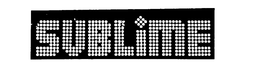 SUBLIME trademark