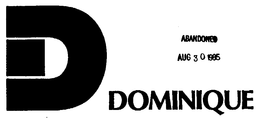 D DOMINIQUE trademark