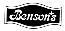 BENSON'S trademark