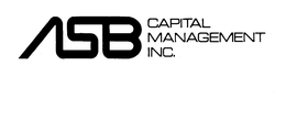 ASB CAPITAL MANAGEMENT INC. trademark