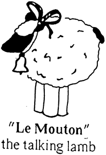 "LE MOUTON" THE TALKING LAMB trademark
