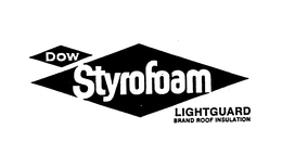 DOW STYROFOAM LIGHTGUARD BRAND ROOF INSULATION trademark