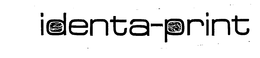 IDENTA-PRINT trademark