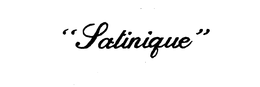 "SATINIQUE" trademark