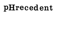 PHRECEDENT trademark