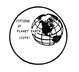 (COPE) CITIZENS OF PLANET EARTH trademark