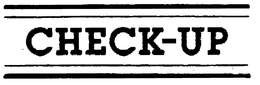 CHECK-UP trademark