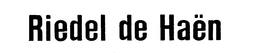 RIEDEL DE HAEN trademark
