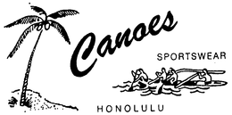 CANOES SPORTSWEAR HONOLULU trademark