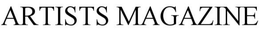 ARTISTS MAGAZINE trademark