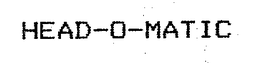 HEAD-O-MATIC trademark