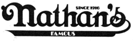 NATHAN'S FAMOUS SINCE 1916 trademark