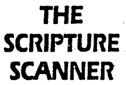 THE SCRIPTURE SCANNER trademark
